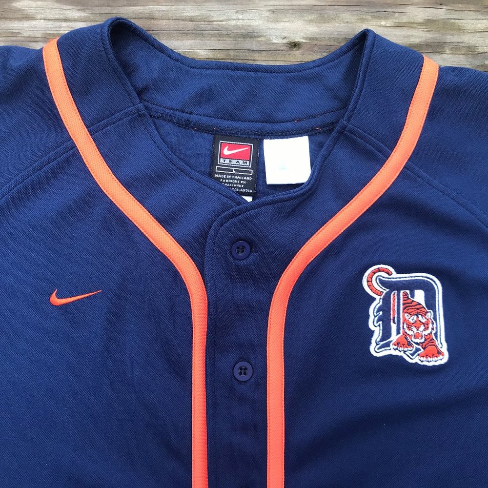 Nike Young Boys Short Sleeve Jersey Tee Shirt Blue - Picture 3 of 6